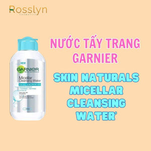 Nước tẩy trang Garnier xanh dương dùng cho da gì