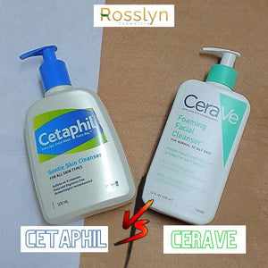 So sánh sữa rửa mặt Cerave và Cetaphil