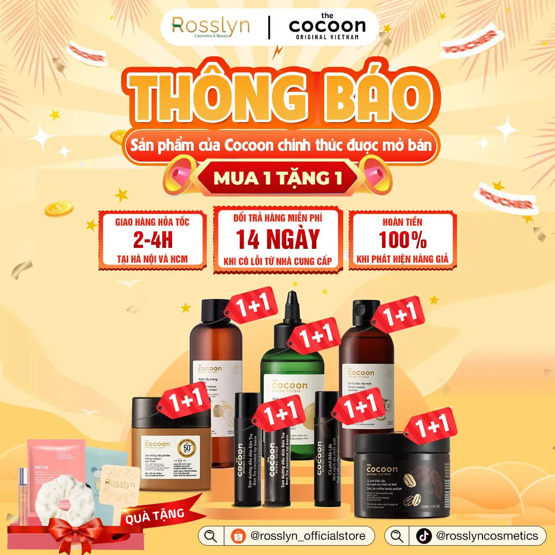 Tháng 5/2024 - Đánh dấu sự hợp tác của Rosslyn và Cocoon