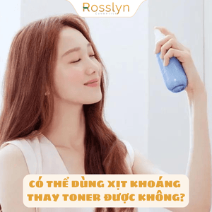 Có thể dùng xịt khoáng thay toner được không?