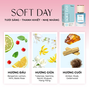 [SET QUÀ TẶNG DOANH NGHIỆP] Combo 2 chai nước hoa Soft Day 30ml và Love Note 10ml
