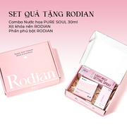 [SET QUÀ TẶNG DOANH NGHIỆP] Combo 3 sản phẩm phấn phủ bột kiem dau, xịt khóa nền và nước hoa Pure Soul dung tích 30ml