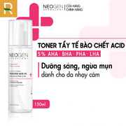 Toner Tẩy Tế Bào Chết 5% PHA - AHA - LHA - BHA Dưỡng Sáng Ngừa Mụn Neogen Dermalogy A-Clear Soothing Treatment Acid 150ml - NG000002 - Rosslyn