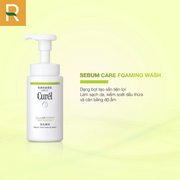 Sữa rửa mặt dạng bọt dành cho da dầu CURÉL SEBUM TROUBLE CARE SEBUM CARE FOAMING WASH (150 ml) - CU000004 - Rosslyn