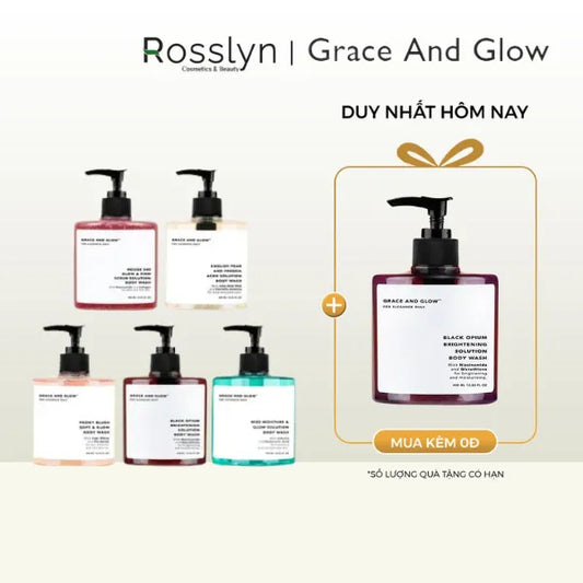 Sữa tắm Grace and Glow Body Wash 400ml - Rosslyn