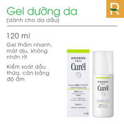 Gel dưỡng da CURÉL SEBUM TROUBLE CARE SEBUM CARE MOISTURE GEL (120 Ml) - CU000005