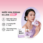[Set quà tặng túi trong suốt] Nước Hoa In Love 50ml