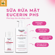 Sữa rửa mặt dành cho da nhạy cảm Eucerin pH5 Facial Cleanser 400ml - EU000001 -  Rosslyn