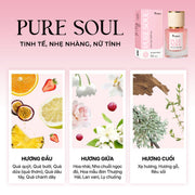 [Set quà tặng doanh nghiệp] Combo 3 chai nước hoa Pure Soul, Soft Day, Love Note dung tích 30ml nhà Rodian