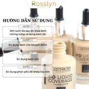 Kem nền Catrice HD Liquid Coverage Foundation 30ml - Rosslyn