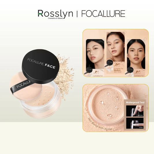 FOCALLURE Phấn phủ dạng bột kiềm dầu che phủ toàn diện 7g FA15 - Rosslyn