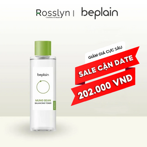 [Date 09/04/2026] Beplain Nước hoa hồng Mung Bean Balancing Toner 200ml - BP000009 - Rosslyn