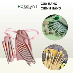 Bộ cọ trang điểm cá nhân 13 món cơ bản lông mềm đa năng - Rosslyn