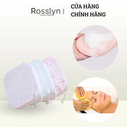 Set bọt biển rửa mặt mềm mại, làm sạch sâu, tẩy tế bào chết - Rosslyn