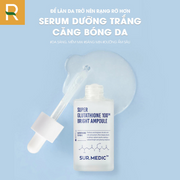 Serum Dưỡng Trắng Căng Bóng Da Surmedic Super Glutathione Bright Ampoule 32ml - SM000004 - Rosslyn