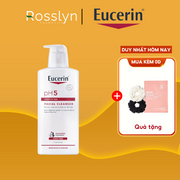 Sữa rửa mặt dành cho da nhạy cảm Eucerin pH5 Facial Cleanser 400ml - EU000001 -  Rosslyn