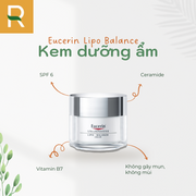 Kem dưỡng ẩm chuyên sâu cho da khô Eucerin Lipo Balance 50ml - EU000006 - Rosslyn