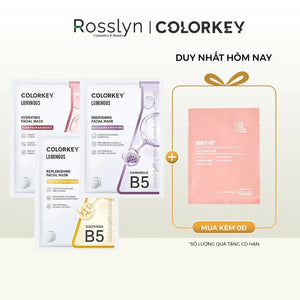 Mặt Nạ Giấy Dưỡng Ẩm, Làm Dịu Da,Dưỡng Sáng Colorkey Facial Mask 25ml - Rosslyn