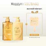 Dầu gội xả phục hồi ngăn rụng tóc TSUBAKI PREMIUM VOLUME SHAMPOO - CONDITIONER 490ML - Rosslyn&nbsp;