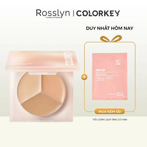Che khuyết điểm COLORKEY Targeting Three-colour Concealer Palette