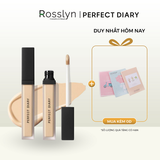 [ CẬN DATE ] Kem Che Khuyết Điểm Perfect Diary Flawless Glaze Silky Touch Liquid Concealer 7ml - Rosslyn