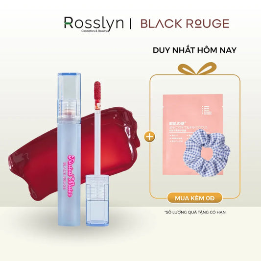 [Date 23/03/2026] Son Bóng Có Màu Black Rouge Half N Half Tinted Water HW02 3.4G - BR000030 - Rosslyn
