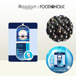 Mặt nạ Ngọc Trai dưỡng da chuyên sâu Foodaholic BLACKPEARL Moisturizing Essential Mask 23g - FD000001 - Rosslyn