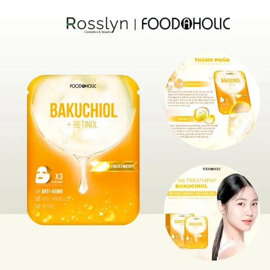 [Date 05/04/2026] Mặt Nạ Chống Lão Hoá Da Foodaholic Bakuchiol Ample Treatment Mask (23ml) - FD000015