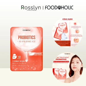 Mặt Nạ Probiotics Giải Cứu Da, Tái Tạo Chuyên Sâu Foodaholic Probiotics Ample Treatment Mask (23ml) - FD000019 - Rosslyn
