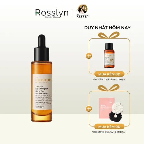 Tinh chất nghệ Hưng Yên (serum) Cocoon sáng da chuyên sâu & mờ vết thâm 30ml - CC000024 - Rosslyn