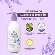 Sữa Dưỡng Thể Chống Nắng Nâng Tone, Dưỡng Ẩm Reihaku Hatomugi Tone Up UV Milky Gel SPF 31 PA+++ 250ML - RH000012 - Rosslyn