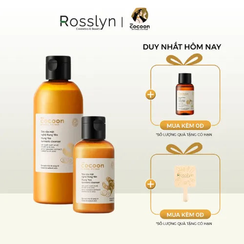 Sữa rửa mặt nghệ Hưng Yên Cocoon giúp da sạch mịn và rạng rỡ - Rosslyn