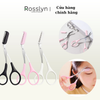 Kéo Cắt Tỉa Lông Mày 2 Trong 1 Màu Hồng Sắc Bén Dễ Dàng Sử Dụng - QT125.1 - Rosslyn