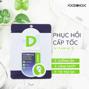 Mặt Nạ Tinh Chất Vitamin D Dịu Da, Dưỡng Ẩm Foodaholic Derma Perfect Renewal Mask With VITAMIN D (23g) - FD000007 - Rosslyn