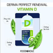 Mặt Nạ Tinh Chất Vitamin D Dịu Da, Dưỡng Ẩm Foodaholic Derma Perfect Renewal Mask With VITAMIN D (23g) - FD000007 - Rosslyn