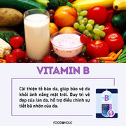 Mặt Nạ Tinh Chất Vitamin B Hồi Phục, Mịn Da Foodaholic Derma Soothing Moisture Mask With VITAMIN B (23g) - FD000005 - Rosslyn