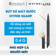 Bút Kẻ Mắt Nước Maybelline New York Hyper Sharp Liner Extreme 0.4g - Rosslyn - Rosslyn-vn