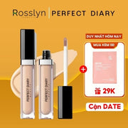 (Sale Cận Date T5/2025) Kem Che Khuyết Điểm Perfect Diary Flawless Glaze Silky Touch Liquid Concealer 7ml - Rosslyn