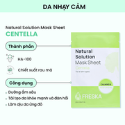(HÀNG KM) Freska mặt nạ giấy Natural Solution Mask