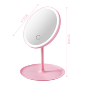 Số đo của gương để bàn trang điểm có đèn Led và nhiều hình dạng
