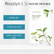 Mặt Nạ Giấy Dưỡng Da Nature Republic Real Nature Mask Sheet 23ml - Rosslyn - Rosslyn-vn