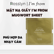 Mặt Nạ Ngải Cứu Cấp Ẩm, Làm Dịu Da I'm From Mugwort Sheet Mask 23ml - IA000006 - Rosslyn - Rosslyn-vn