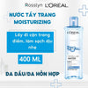 Nước Tẩy Trang Dưỡng Ẩm Cho Da Thường, Khô 3-in-1 Moisturizing L'Oreal Paris Micellar Water 400ml - Rosslyn - Rosslyn-vn