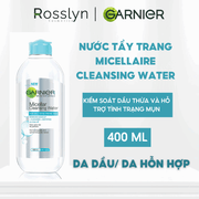 Nước Tẩy Trang Garnier Micellar Cleansing Water 400m - Roslyn - Rosslyn-vn
