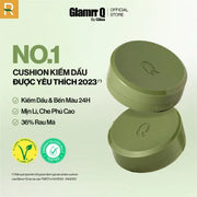 Phấn nước trang điểm GLAMRR Q VEGAN SUPER COVER CUSHION 15g - Rosslyn