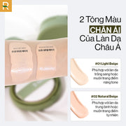 Phấn nước trang điểm GLAMRR Q VEGAN SUPER COVER CUSHION 15g - Rosslyn