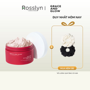 Tẩy tế bào chết toàn thân Grace and Glow Rouge 540 Brightening Clay Body Scrub 220gr với đất sét Kaolin + Niacinamide 220g - GG000016 - Rosslyn