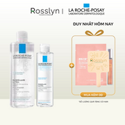 Nước Tẩy Trang Và Làm Sạch Cho Da Nhạy Cảm La Roche-Posay Micellar Water Ultra Sensitive Skin (400ml/200ml) - Rosslyn