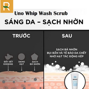 Sữa rửa mặt UNO tạo bọt dạng hạt sáng da UNO WHIP WASH SCRUB 130G - UN000000 - Rosslyn