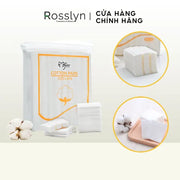 Bông Tẩy Trang Cao Cấp 3 Lớp 100% Cotton Túi 222 Miếng Mềm Mịn - QT37 - Rosslyn